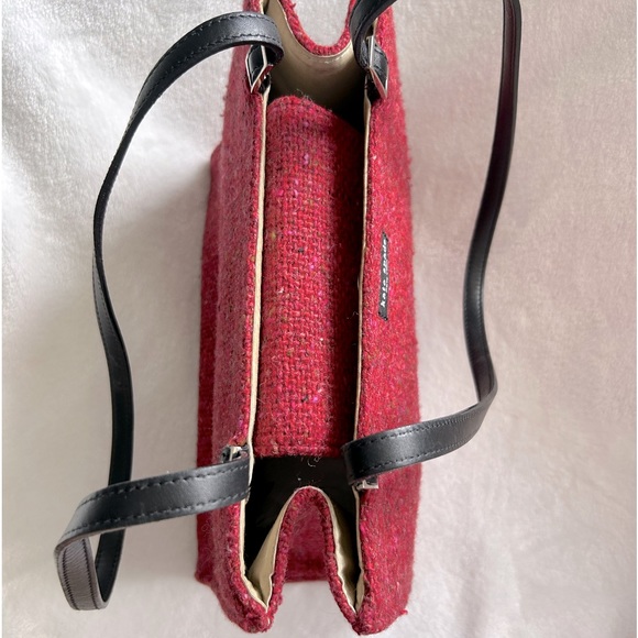EUC Kate Spade vintage red tweed shoulder bag w/ dust bag β€οΈ - Picture 5 of 15